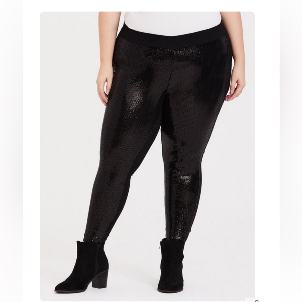 Torrid Full Length Signature Waist Sequin Legging